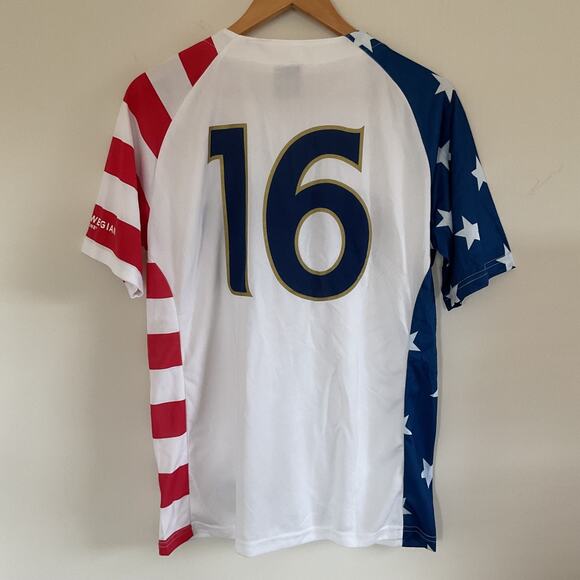 Scranton/Wilkes-Barre RailRiders Jersey #16 Sz S US Flag Froggy 101 Patriotic - Picture 2 of 10